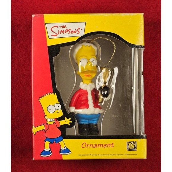 The Simpsons Other - The Simpsons Christmas Ornament - Bart Ringing Bell - NIB‎
